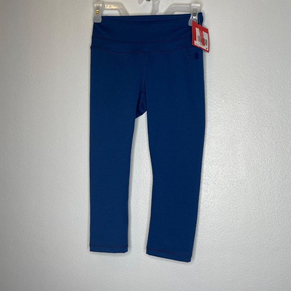 The North Face Hatha Capri Pants Estate BLUE Size XSmall Women's NWT